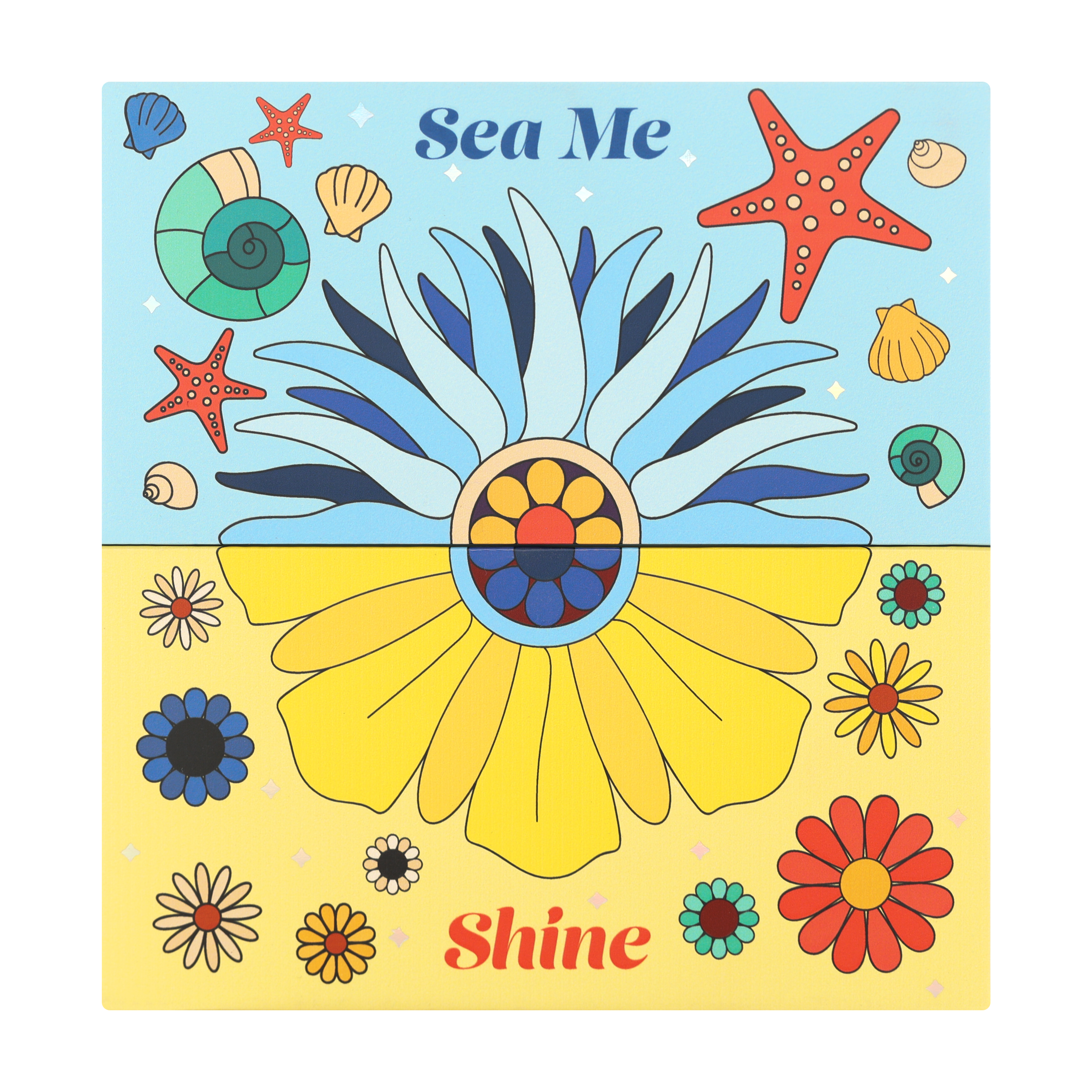 SEA ME SHINE Shadow, Blush & Highlight Palette