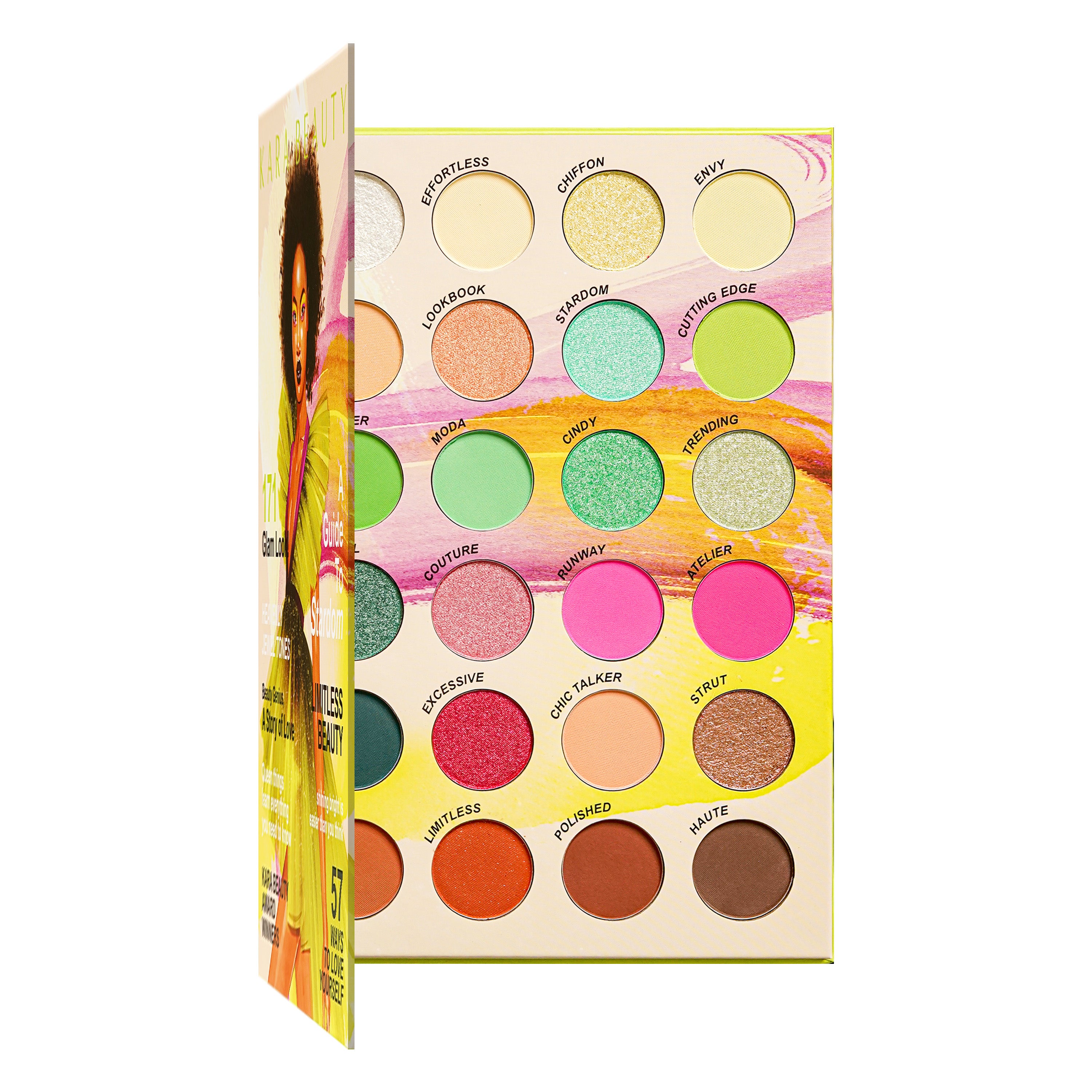 Kara Beauty's Limitless Beauty Magazine Inspired Vegan Eyeshadow Palette