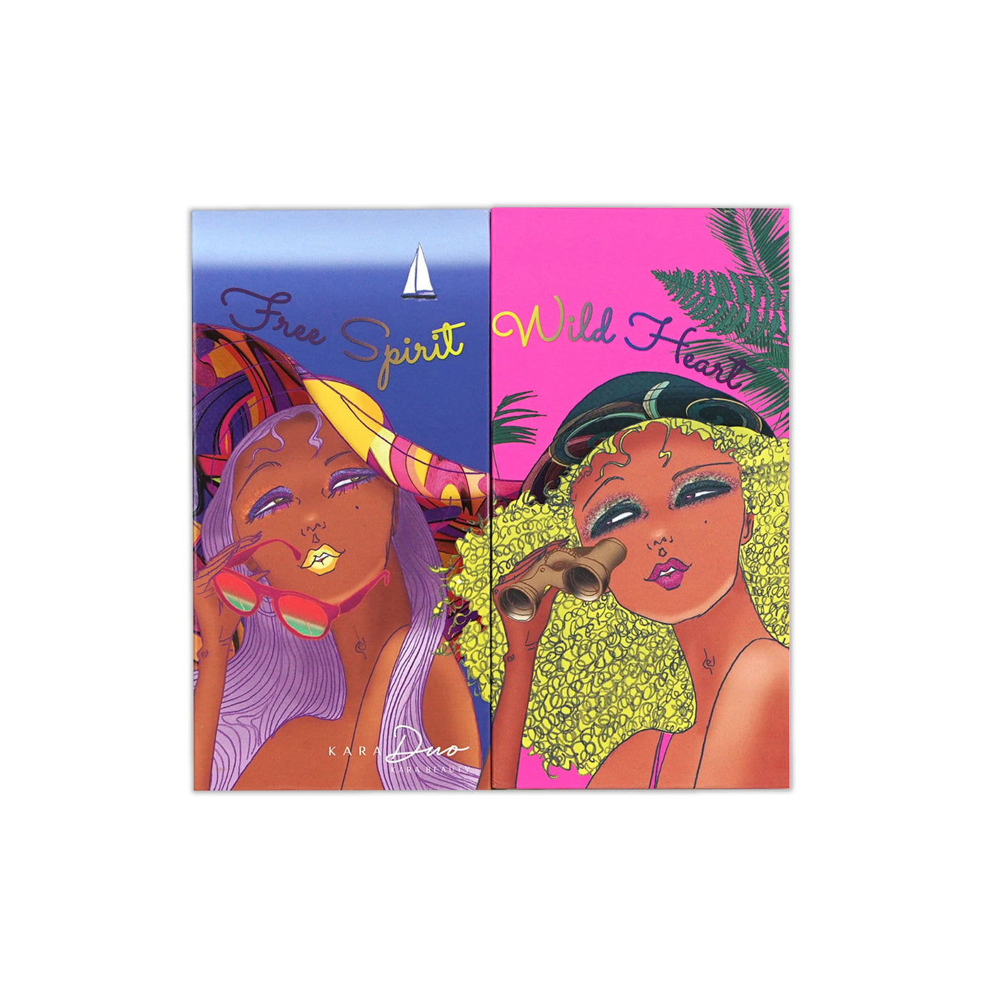 Free Spirit, Wild Heart Duo eyeshadow palette packaging