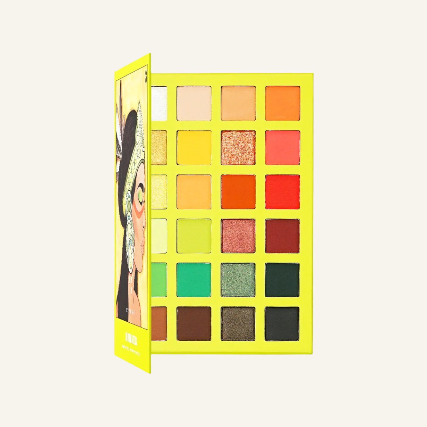 La Reina Azteca eyeshadow palette mini 24 colors
