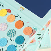 Close-up of Beyond the Sky eyeshadow palette