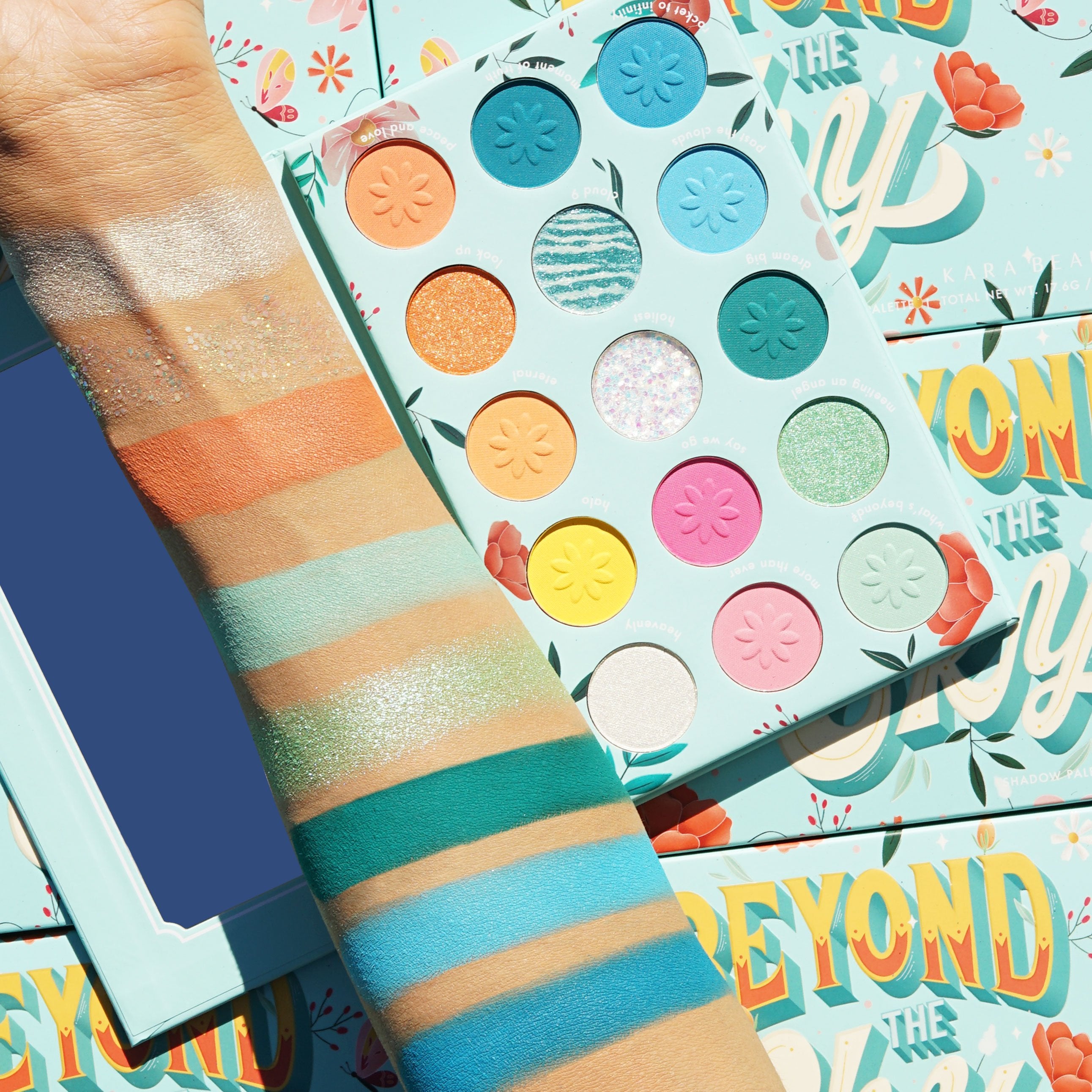 Beyond the Sky eyeshadow swatches