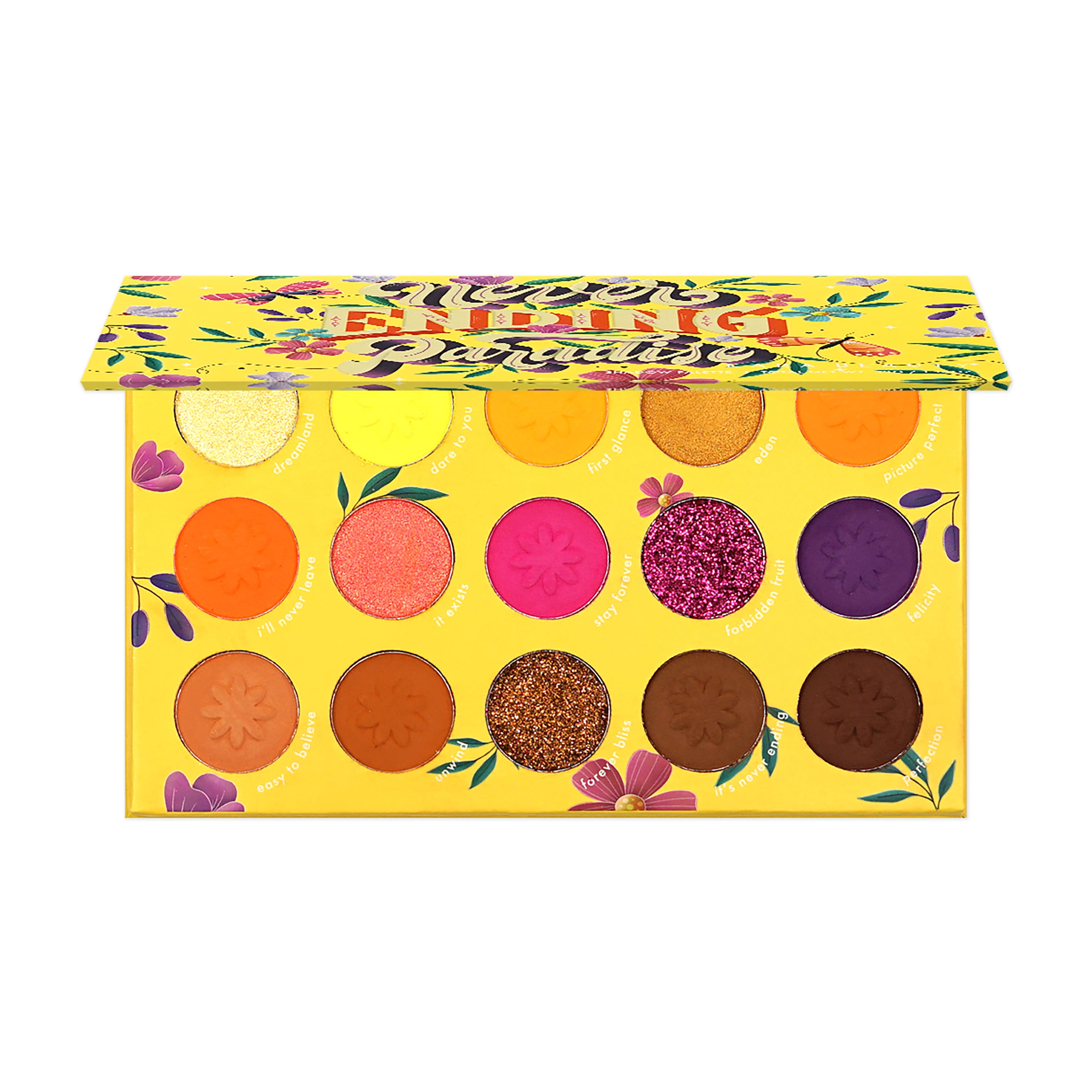 Kara Beauty's Never Ending Paradise 15-Shades Multi-Finish Eyeshadow Palette