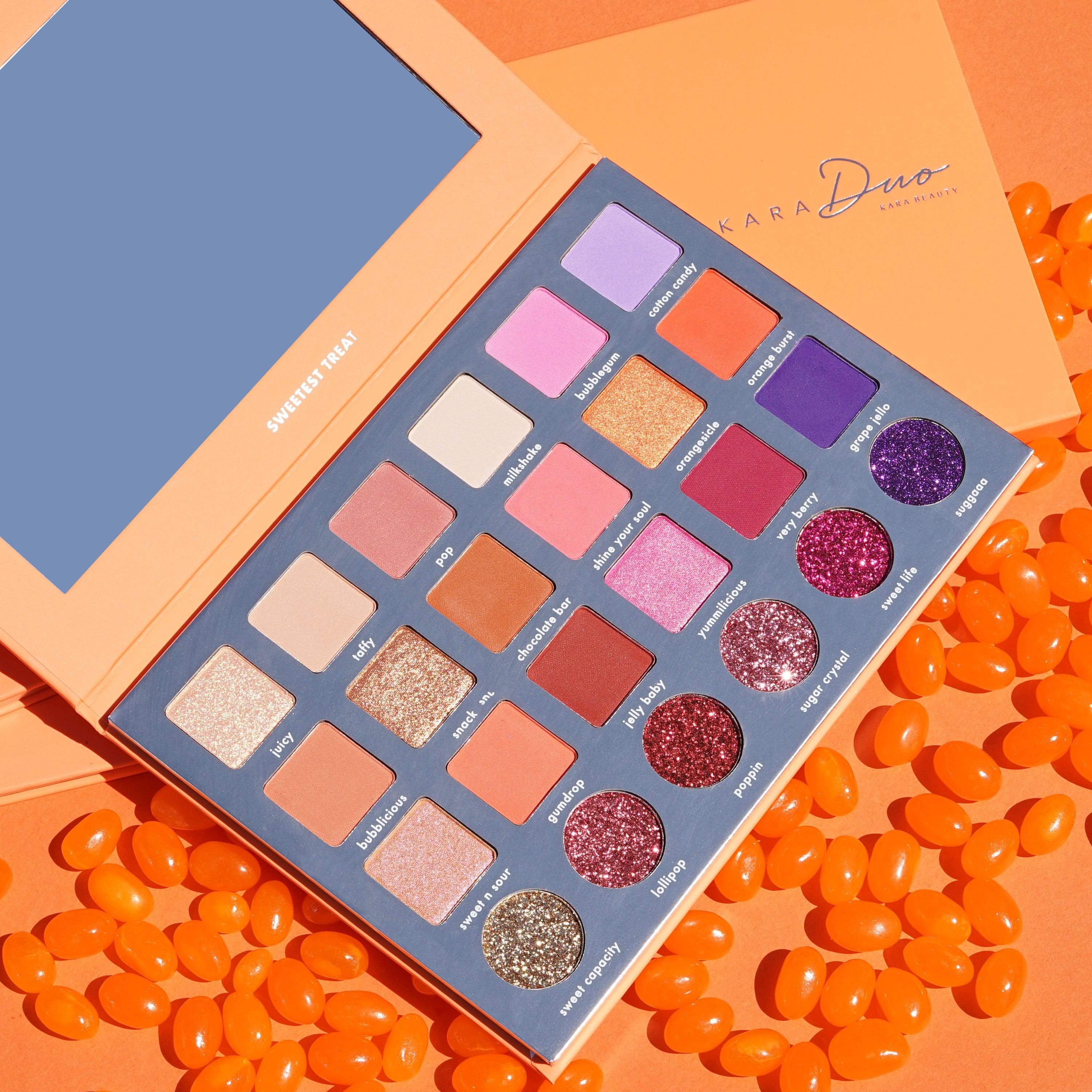 Kara Beauty's Sweetest Treat Shimmer, Glitter and mattes eyeshadow palette