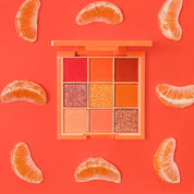 Tangy tangerine scented nine pan eyeshadow palette