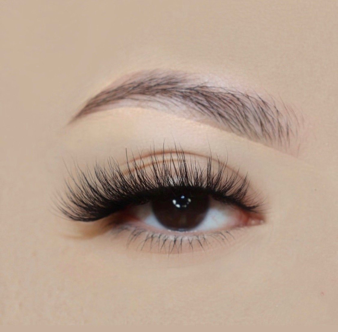 Kara Beauty's Fabulashes 3D Faux Mink Lashes  in style A5 on model