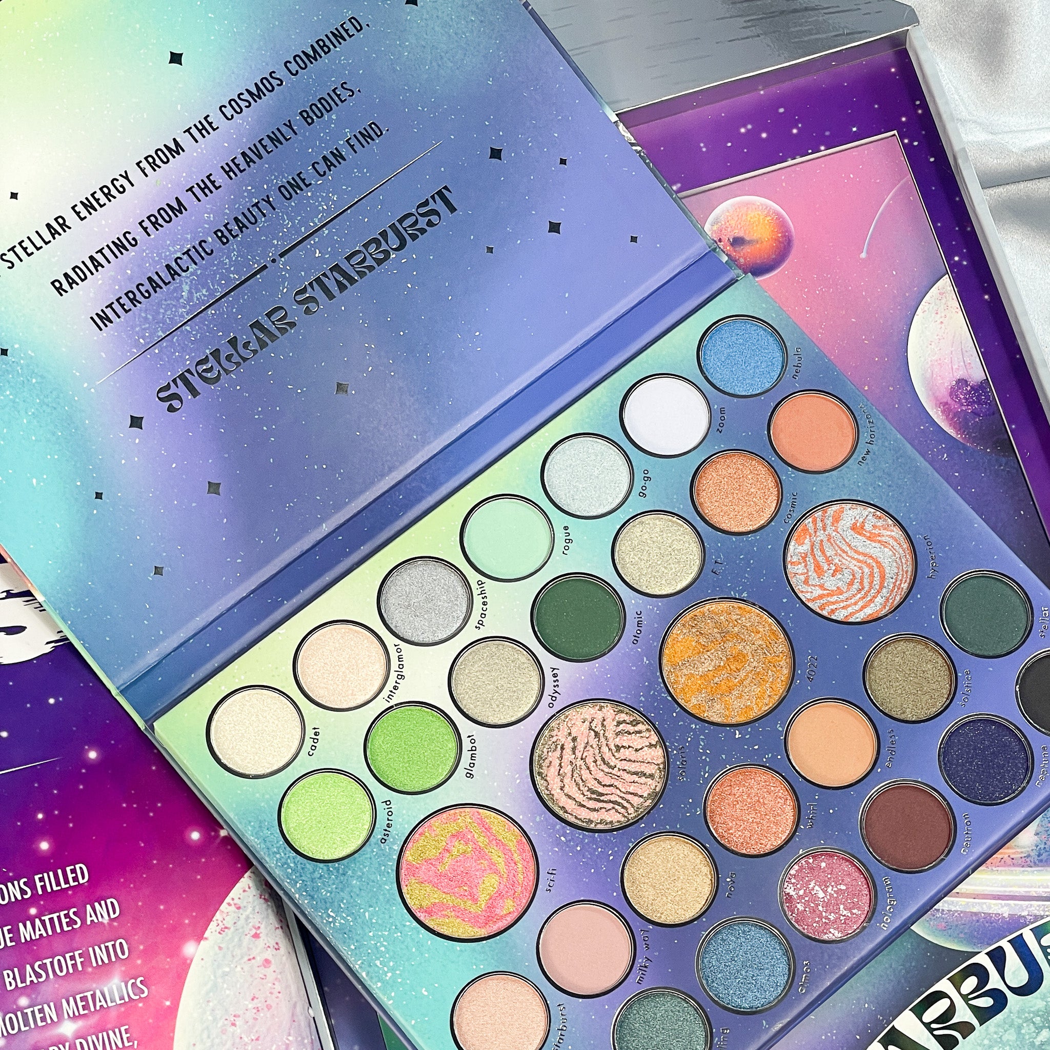 Kara Beauty's Stellar Starburst - Space-themed 32-Shades Creative Beauty Palette