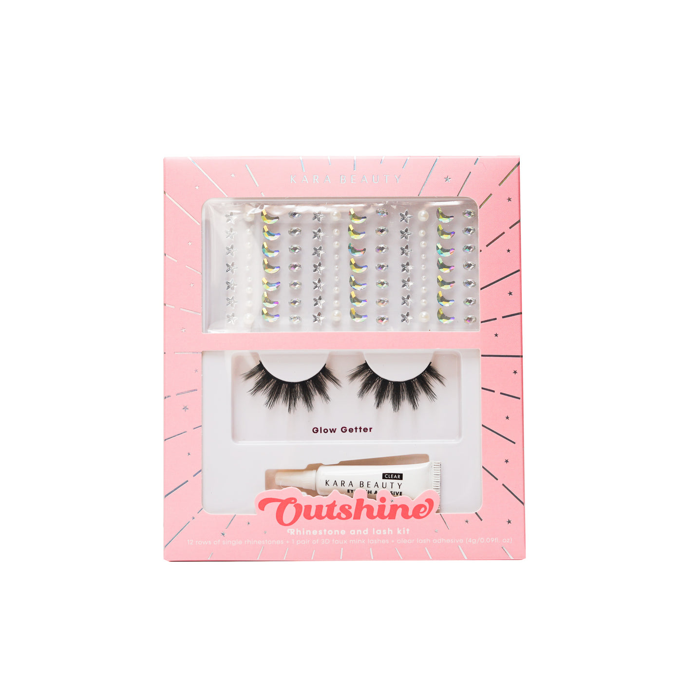 OUTSHINE RHINESTONE & LASH KIT