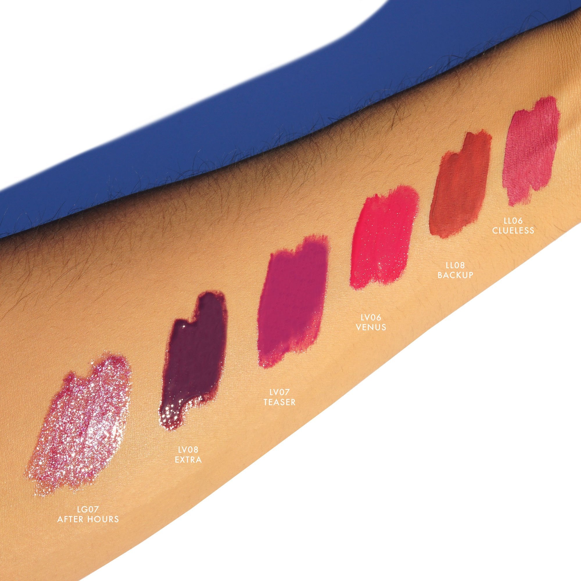 Swatches of Love U Berry Much 6 piece liquid lipstick set