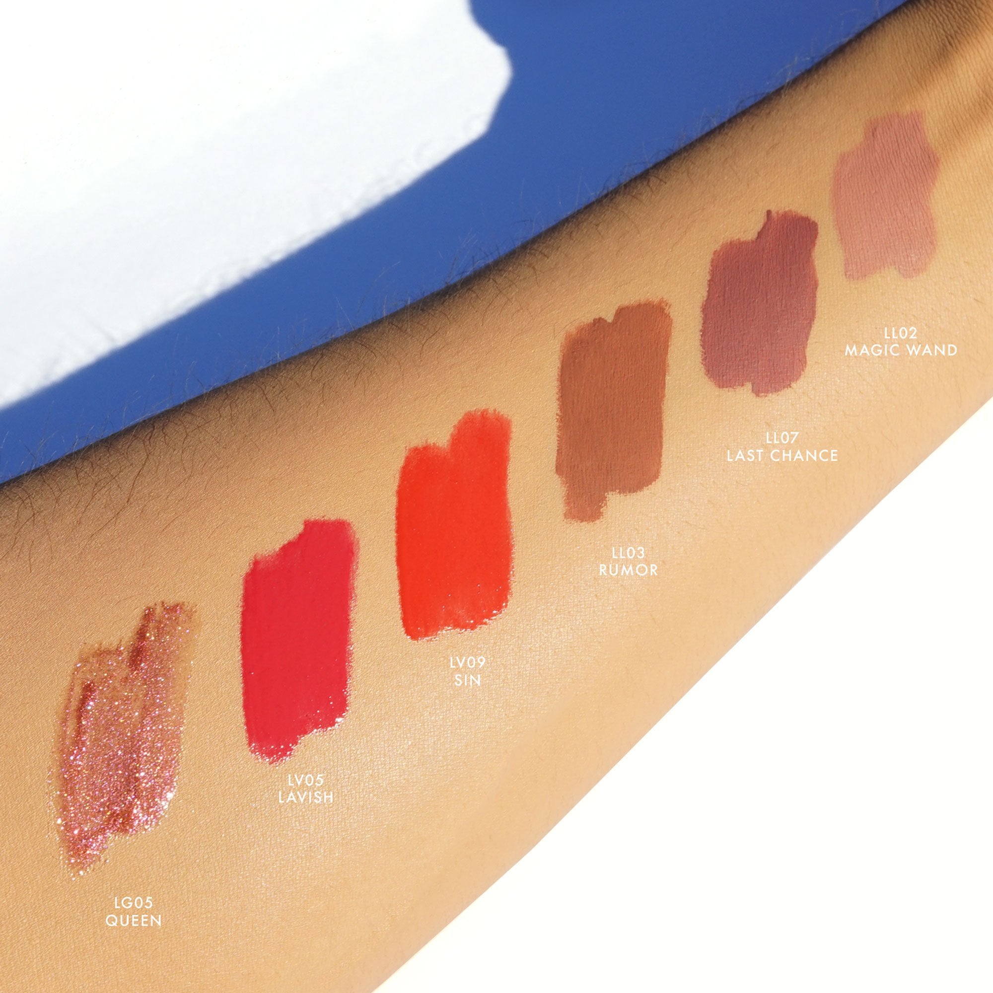 Adorn My Lip liquid lipstick swatches