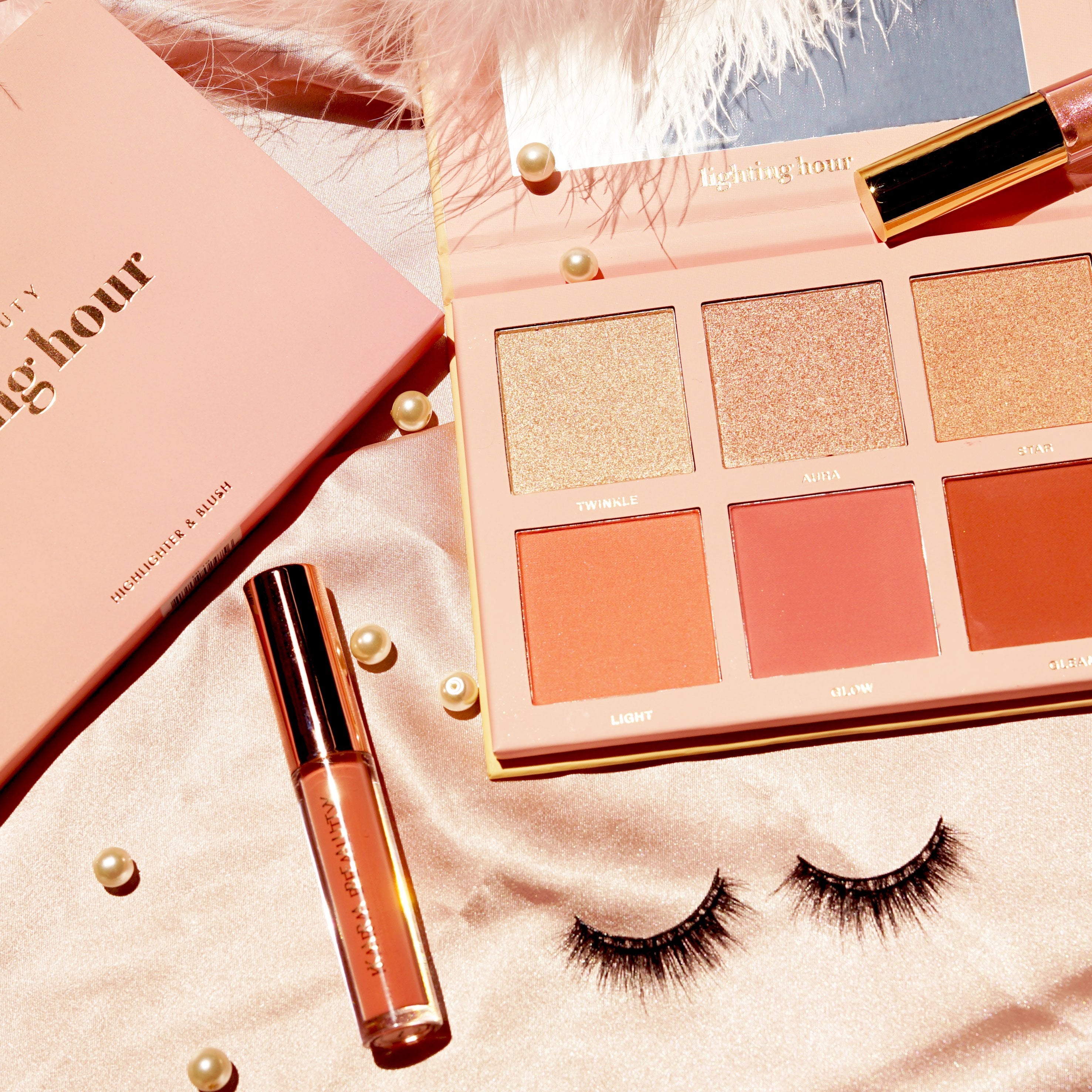 Instagram picture of Lighting Hour Blush and highlight palette
