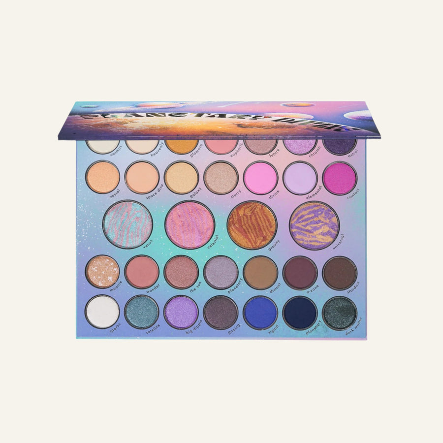 Inside of Kara Beauty's Planetary Divine - Space inspired - 32-Shades Vegan Eyeshadow Palette