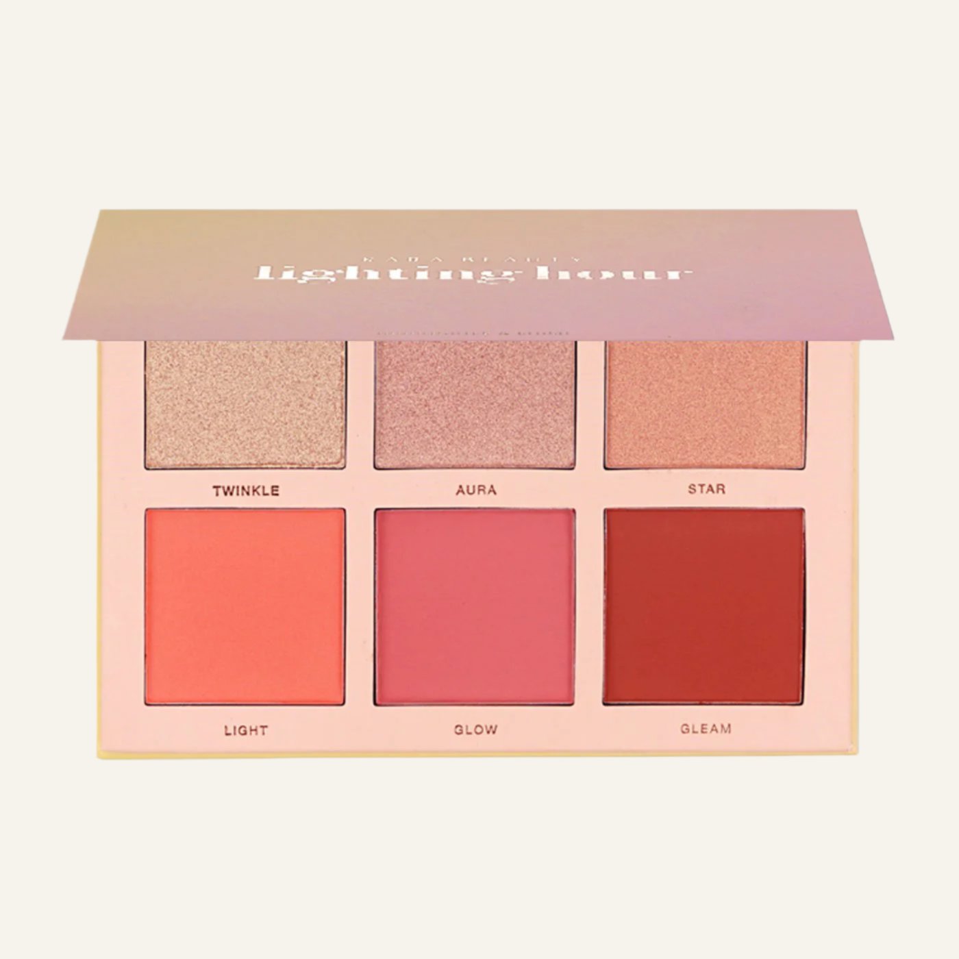 Kara Beauty's Lighting Hour 2-in-1  Blush and Highlighter palette