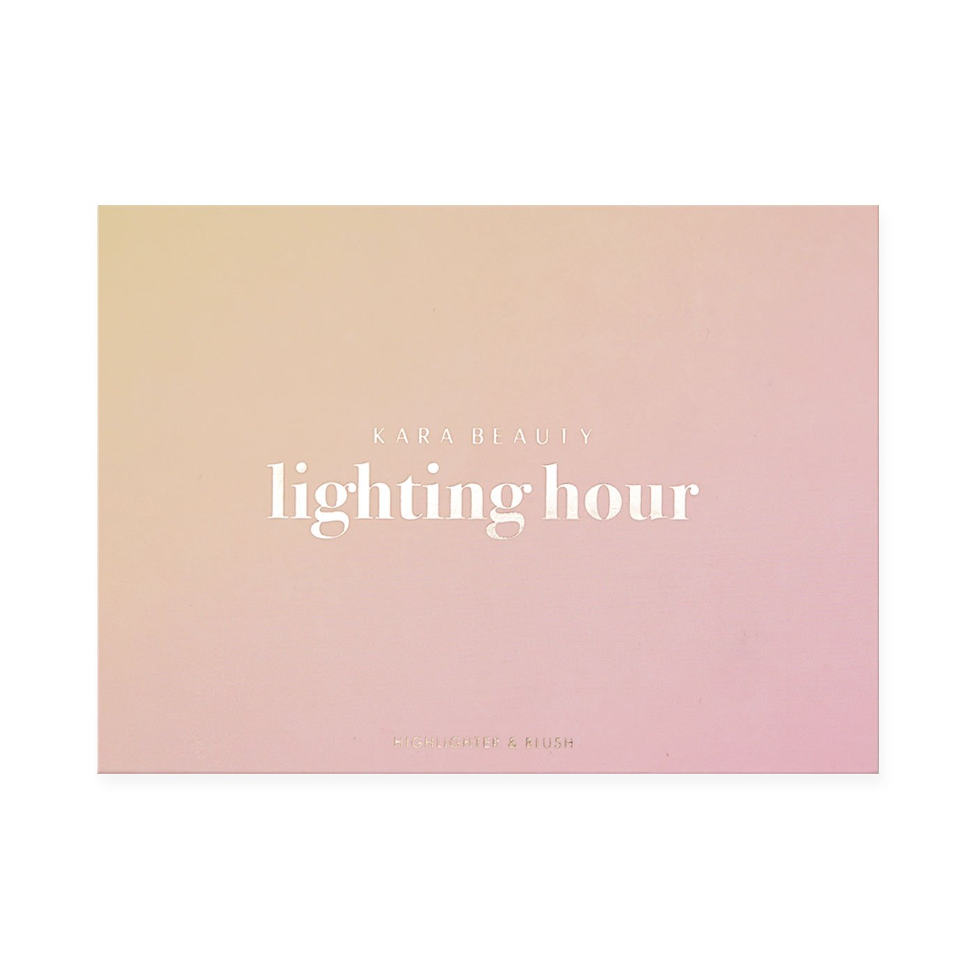 Lighting Hour Blush and Highlighter palette cover