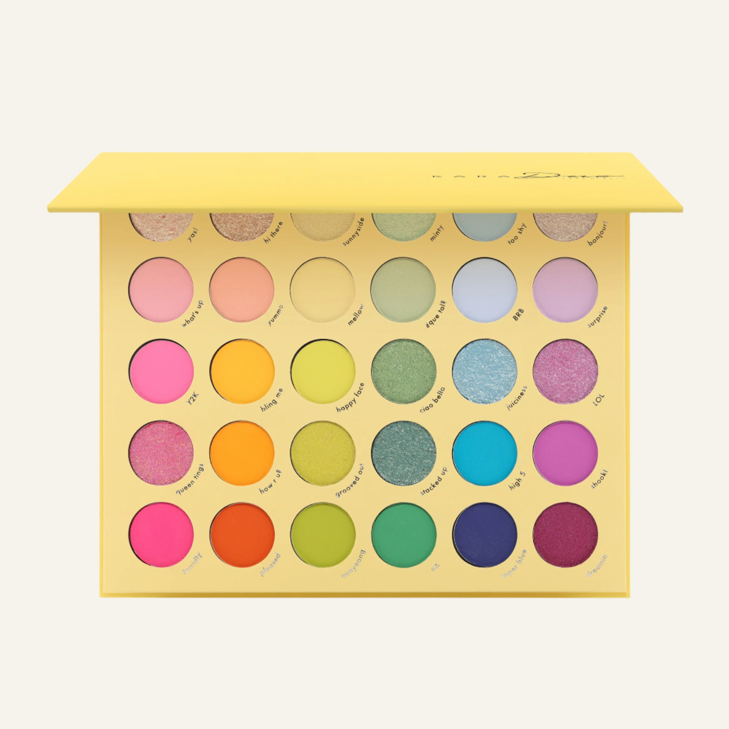 Kara Beauty's PRO23 Say Hello 30 Rainbow Shades Vegan Eyeshadow Palette 